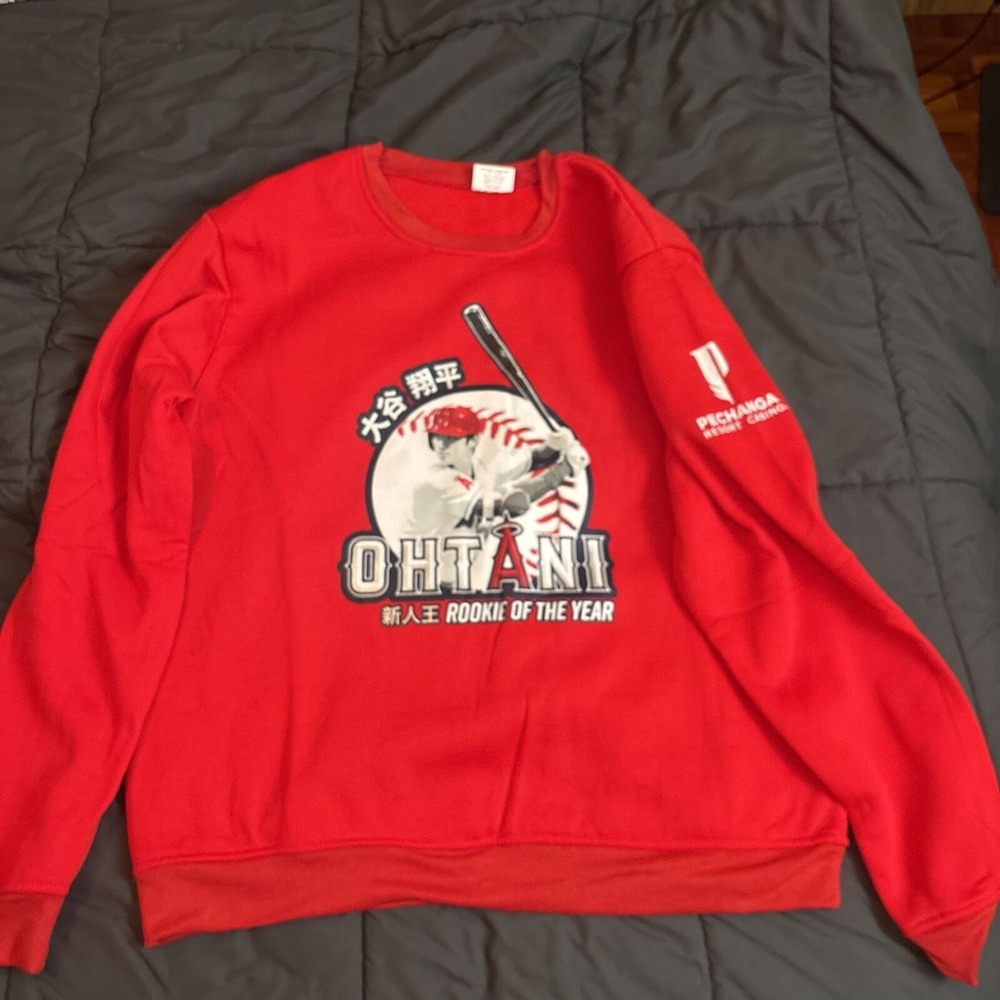 Ohtani‎ Rookie of the Year Red Sweatshirt